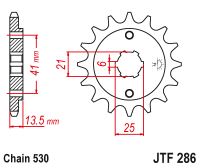 Звезда ведущая JTF286.15
