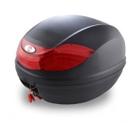 Кофр багажный SM-PARTS YM-0815 (40?42?31см  32л) черн. матовый