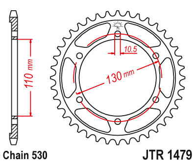 Звезда ведомая JTR1479.47ZBK