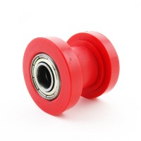 Ролик натяжения цепи привода 420, 428 d-10 ( 45 x (25) x 35 ), красный