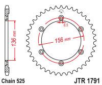 Звезда ведомая JTR1791.42