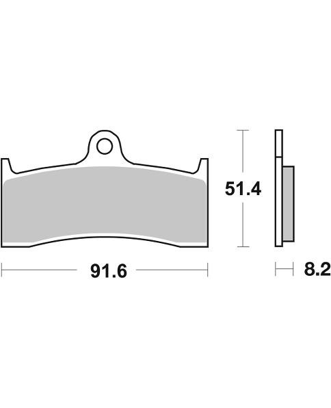 Колодки дискового тормоза AP Racing LMP276 SRR  (FDB2036 / FA424)