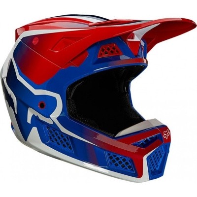 Мотошлем Fox V3 RS Wired Helmet (Flame Red, L, 2021)