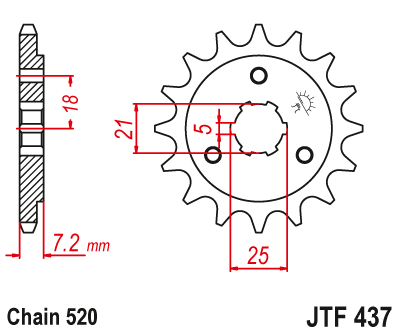 Звезда ведущая JTF437.16
									купить с доставкой Звезда ведущая JTF437.16