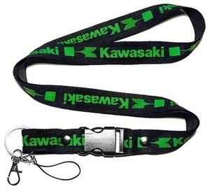 Шнурок для ключей Kawasaki, зеленый