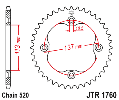 Звезда ведомая JTR1760.36