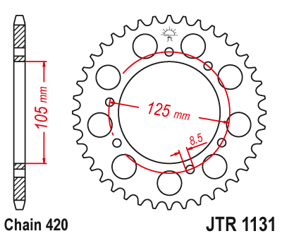 Звезда ведомая JTR1131.53