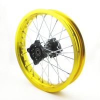 Диск 14"х1,85 задний диск. торм. аллюминий, желтый