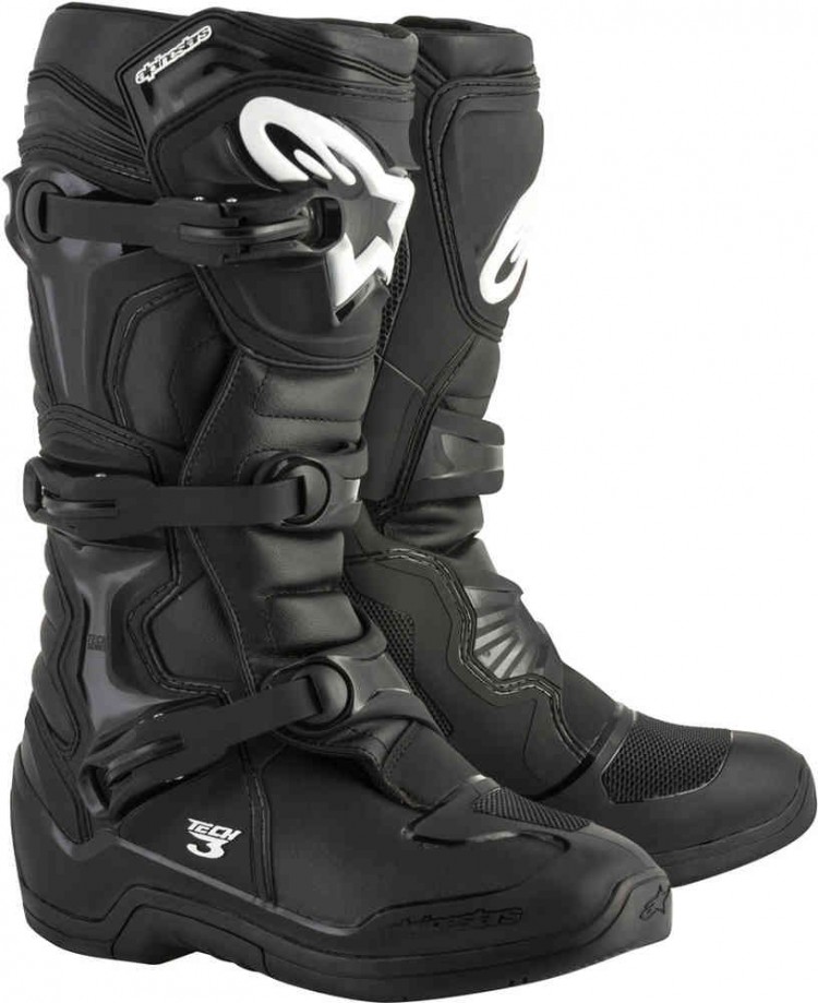 Мотоботы ALPINESTARS Tech3 черные US10 (44,5 EU)