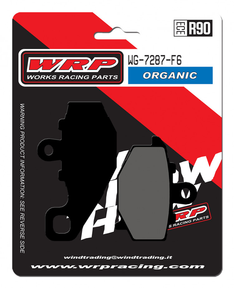 Тормозные колодки WRP WG-7287-F6 (LMP287 ST / FDB2012 / FA192)