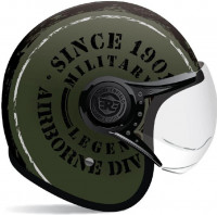 Шлем Royal Enfield AIRBORNE DIV. O F  BATTLE GREEN (M)58 CM
