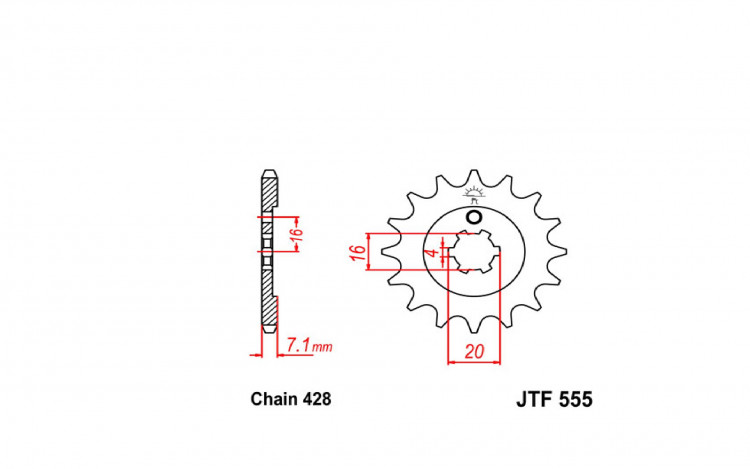 Звезда ведущая JTF555.14
