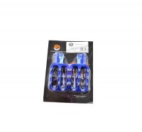 Подножки водителя CNC (пара) SM-PARTS синие
