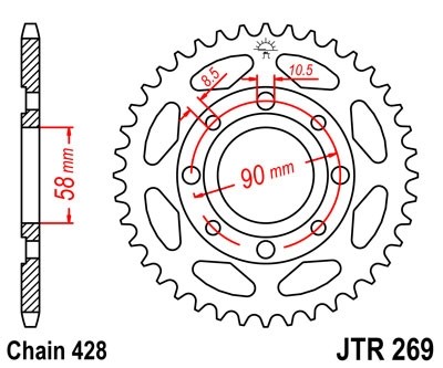 Звезда ведомая JTR269.46