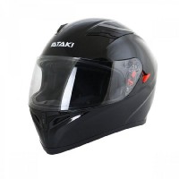 Шлем (интеграл) Ataki JK316 Solid черный глянцевый XL