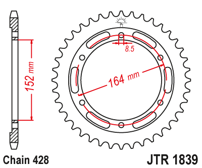 Звезда ведомая JTR1839.55