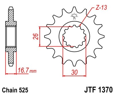 Звезда ведущая JTF1370.16
									купить с доставкой Звезда ведущая JTF1370.16