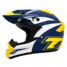 Шлем кроссовый THH TX-24 MACH II сине-желтый