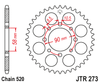 Звезда ведомая JTR273.45
