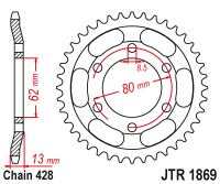 Звезда ведомая JTR1869.45