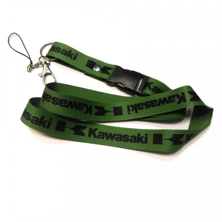 Шнурок для ключей Kawasaki, черный