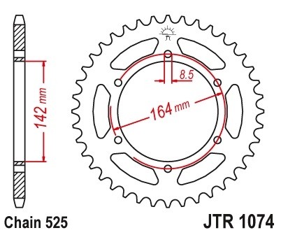 Звезда ведомая JTR1074.44