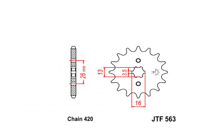 Звезда ведущая JTF563.13