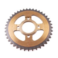 Звезда ведомая стальная 520-41T d-58mm, 4 болта крепл. L-90mm, с проточкой  SM-PARTS