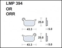 Колодки дискового тормоза AP Racing LMP394 OR (FDB2183 / FA325)