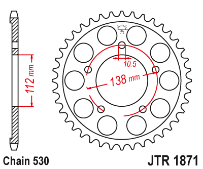 Звезда ведомая JTR1871.50