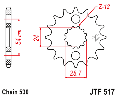 Звезда ведущая JTF517.18