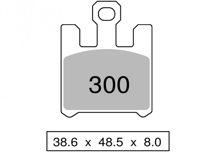 Колодки дискового тормоза Trofeo Sintered 300  (LMP388, FDB2164)