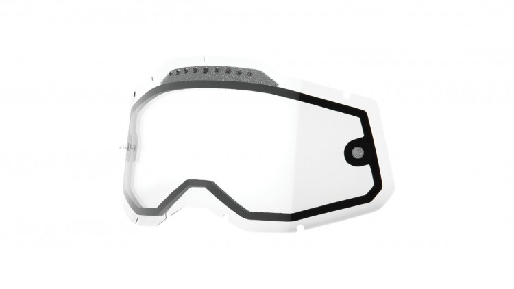 Линза 100% RC2/AC2/ST2 Replacement Lens Vented Dual Pane Clear