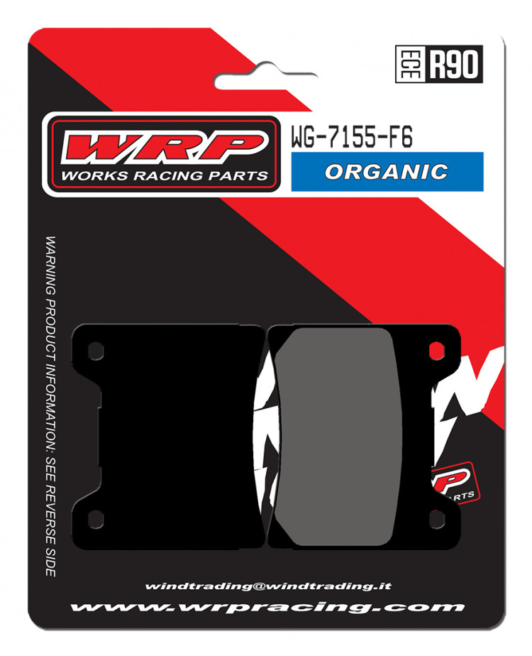 Тормозные колодки WRP WG-7155-F6 (LMP155 ST / FDB337 / FA088)