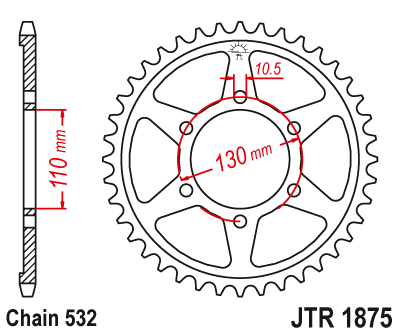 Звезда ведомая JTR1875.48
