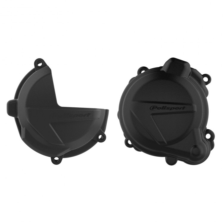 Комплект защиты крышек сцепления генератора помпы Polisport RR X-Trainer 250/300 18-25 черн.
