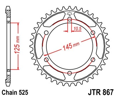 Звезда ведомая JTR867.43