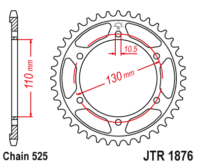 Звезда ведомая JTR1876.44