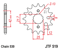 Звезда ведущая JTF519.17