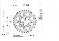 Звезда ведомая Ognibene 8144-R45 (JTR838.45)