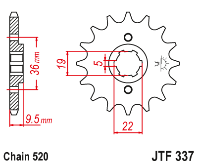 Звезда ведущая JTF337.13