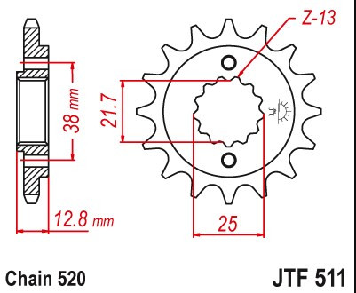 Звезда ведущая JTF511.15