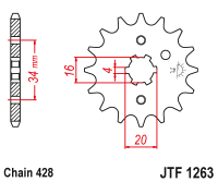 Звезда ведущая JTF1263.15