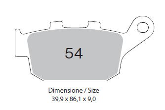 Колодки дискового тормоза Trofeo Sintered 054  (LMP481, FDB2258)