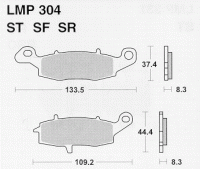 Колодки дискового тормоза AP Racing LMP304 SF  (FDB2049  / FA231 / FA259) Колодки дискового тормоза AP Racing LMP304 SF  (FDB2049  / FA231 / FA259)