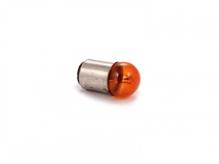Лампа стоп сигнала G18 12V 18/5W цоколь 2 конт. желтая  CN