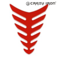 Наклейка на бак Crazy Iron Ёлка, красный
