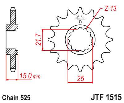 Звезда ведущая JTF1515.15
									купить с доставкой Звезда ведущая JTF1515.15