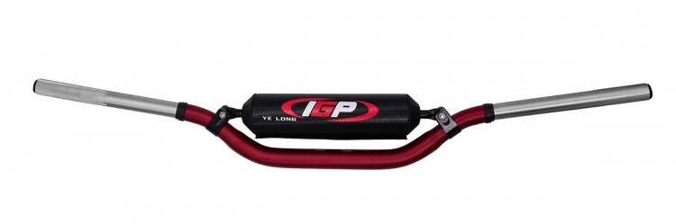 Руль IGP алюминиевый 1-1/8 (28,6 мм) TWINWALL красный