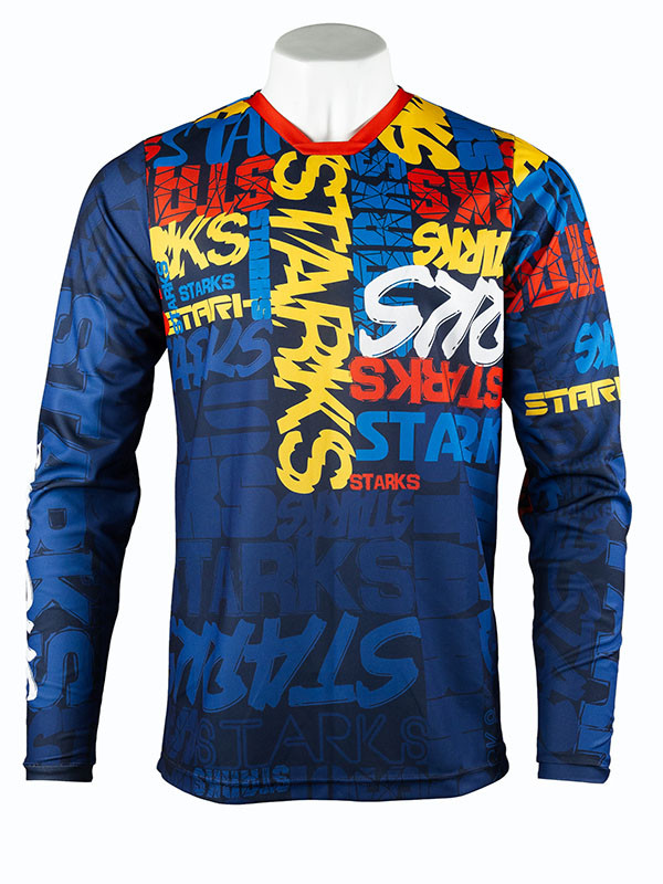 Джерси Starks Base Cross KIDS Синий/Красный (XL/28)
